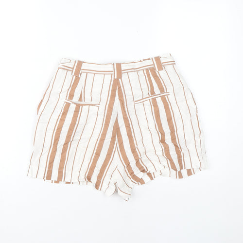 Superdry Women's Striped Shorts, Multicoloured, Size 10