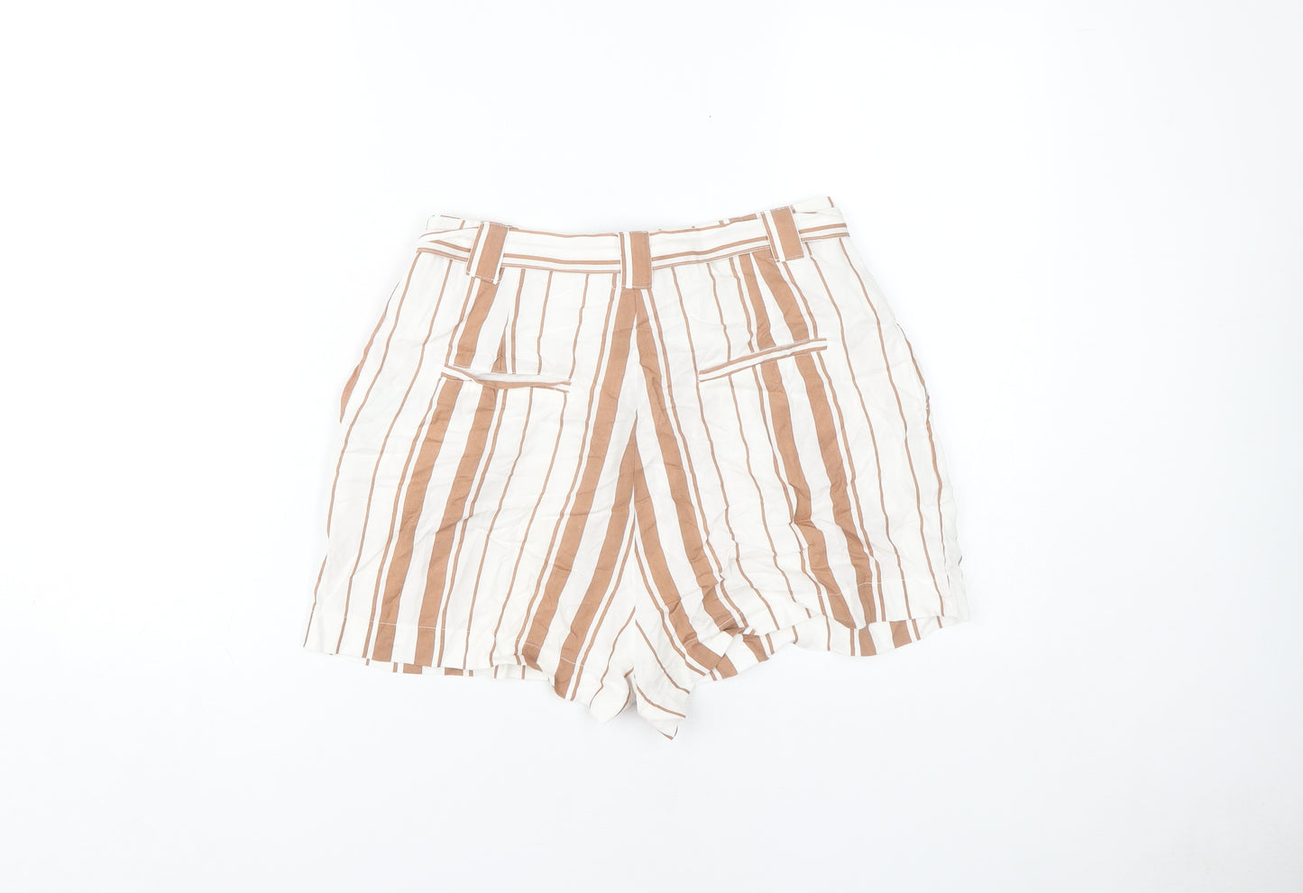 Superdry Women's Striped Shorts, Multicoloured, Size 10