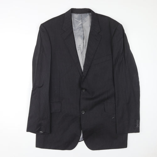 T.M. Lewin Men's Grey Wool Suit Jacket 44R