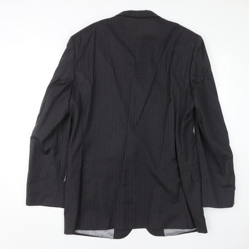 T.M. Lewin Men's Grey Wool Suit Jacket 44R