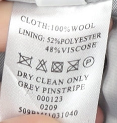 T.M. Lewin Men's Grey Wool Suit Jacket 44R