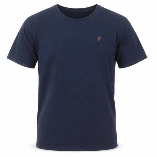 Farah Men's Blue Cotton Loungewear T-Shirt Large