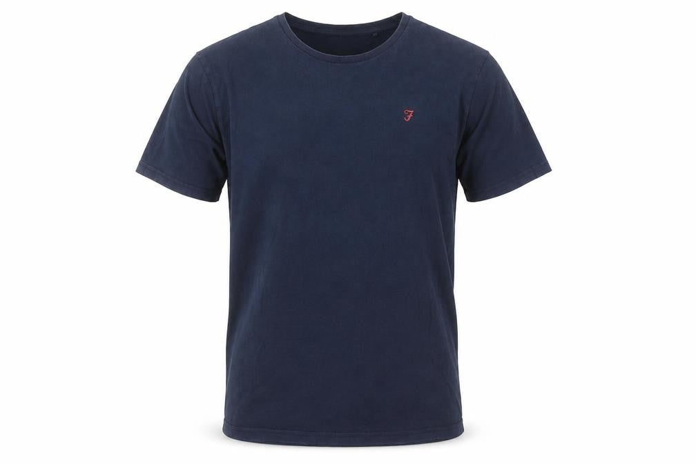 Farah Men's Blue Cotton Loungewear T-Shirt Large