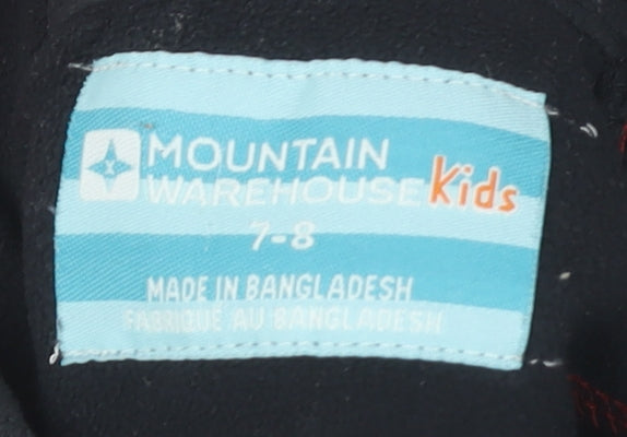 Mountain Warehouse Boys Fleece Sweatshirt 7-8 Black Red