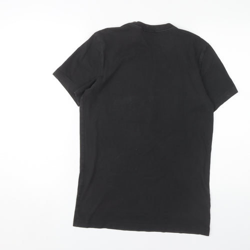 Adidas Men's Black Graphic Logo T-Shirt - Size S