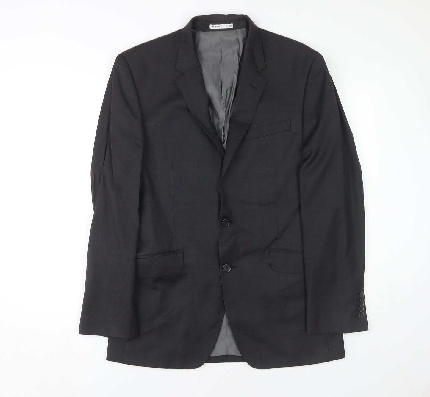 T.M. Lewin Men's Grey Blazer 38R Regular Fit