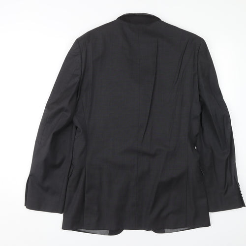 T.M. Lewin Men's Grey Blazer 38R Regular Fit