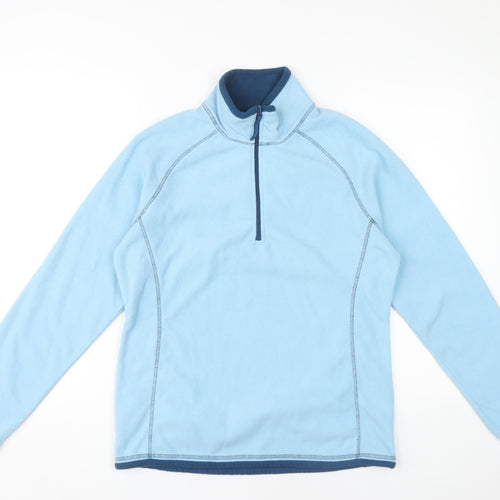 Mountain Warehouse Women’s Blue Fleece Sweatshirt Size 12
