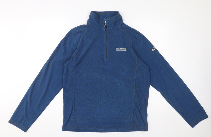 Regatta Men's Blue 1/4 Zip Sweatshirt M