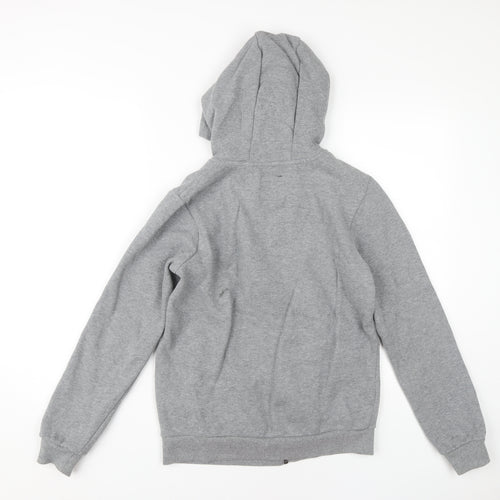 Firetrap Boys Grey Full Zip Hoodie, 13 Years, Cotton Blend