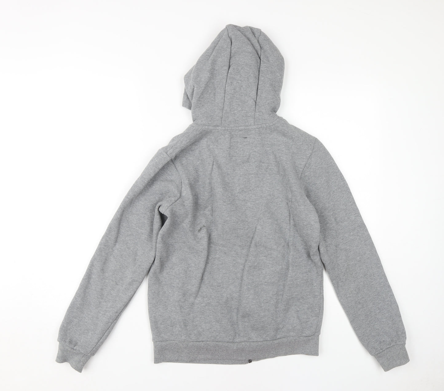 Firetrap Boys Grey Full Zip Hoodie, 13 Years, Cotton Blend