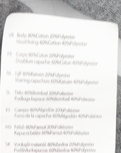 Firetrap Boys Grey Full Zip Hoodie, 13 Years, Cotton Blend