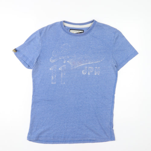 Superdry Men's Blue Vintage S T-Shirt - Limited Edition