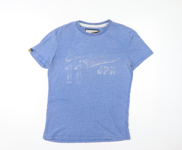 Superdry Men's Blue Vintage S T-Shirt - Limited Edition