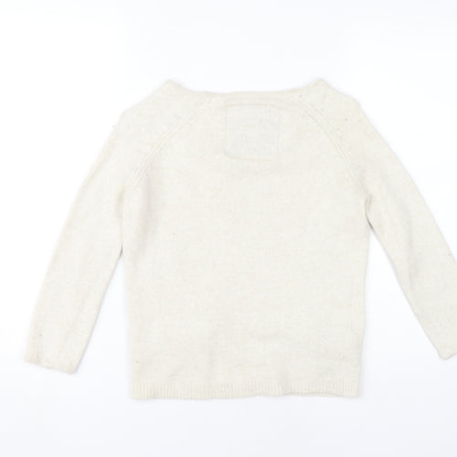 Superdry Women's Ivory Knit Jumper XS