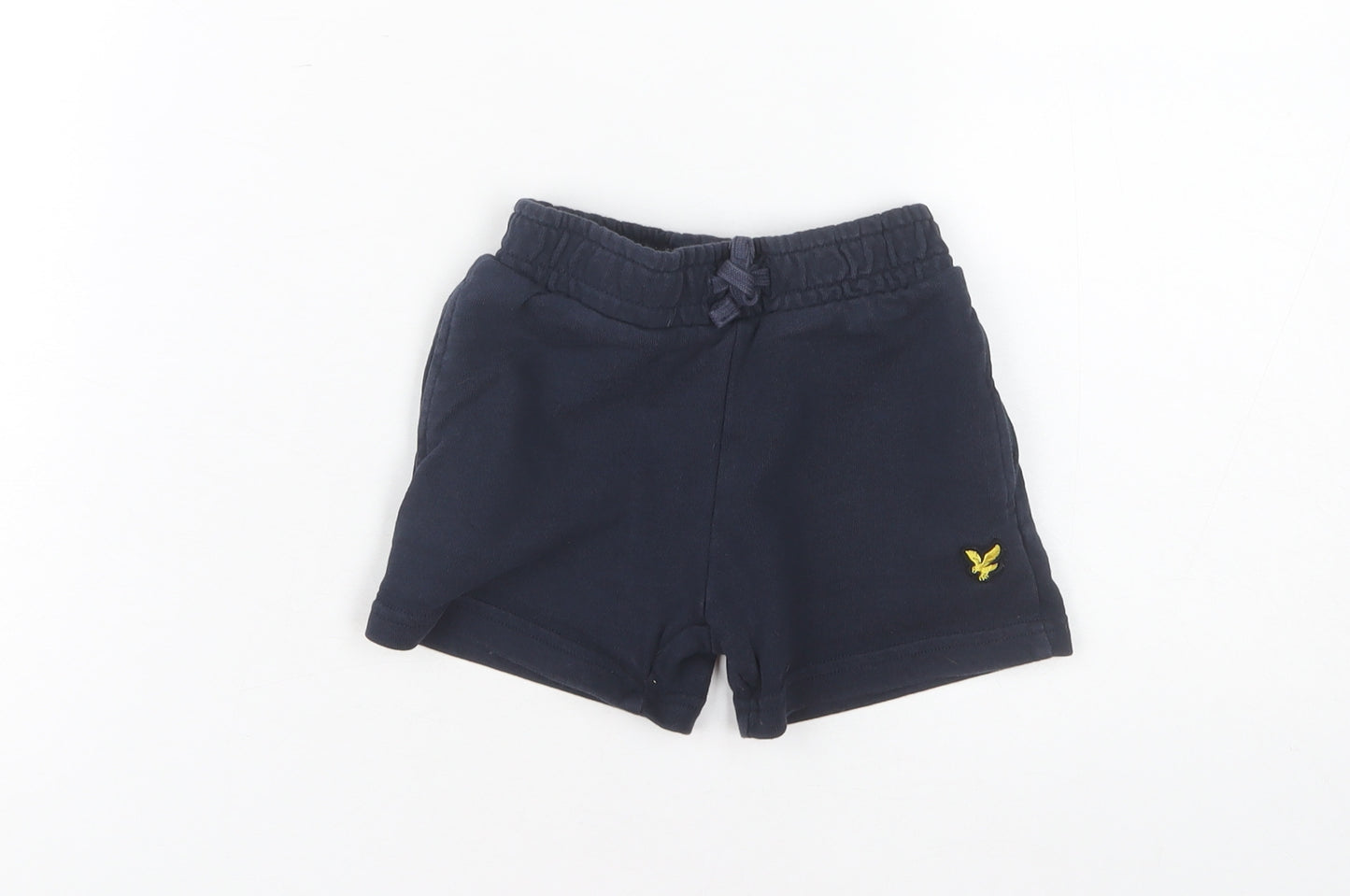 Lyle & Scott Boys Blue Shorts, 2 Years, Elastic Waist
