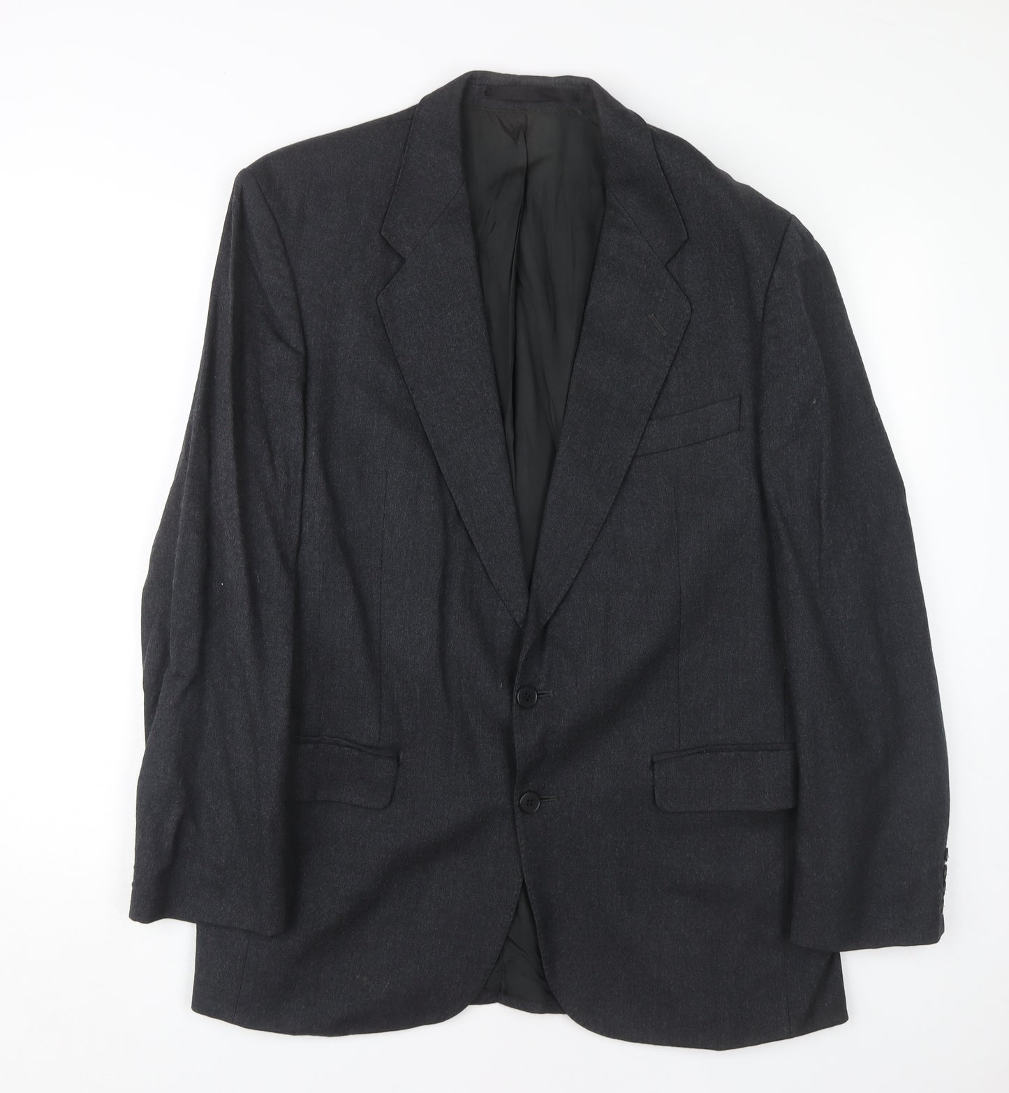 Centaur Men's Grey Regular Wool Blazer, Size 42R
