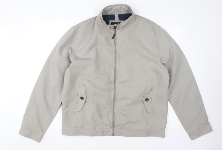 James Pringle Beige Men's L Basic Jacket Stand-Up Collar