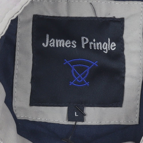 James Pringle Beige Men's L Basic Jacket Stand-Up Collar