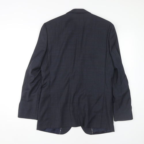 Jeff Banks Men's Blue Blazer, Regular Fit, Size 36