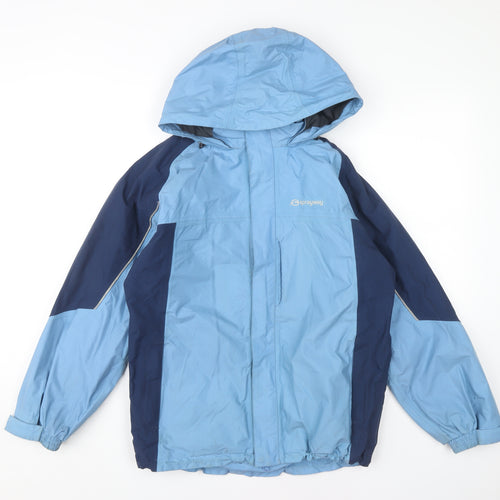 Sprayway Girls Blue Waterproof Ski Jacket, Size 14
