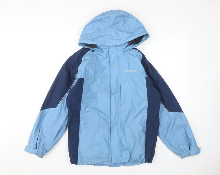 Sprayway Girls Blue Waterproof Ski Jacket, Size 14