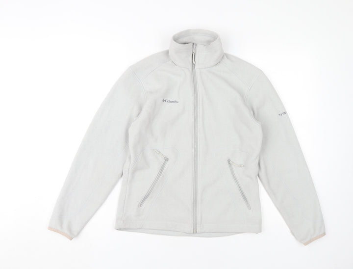 Columbia Women's Grey Fleece Jacket, S