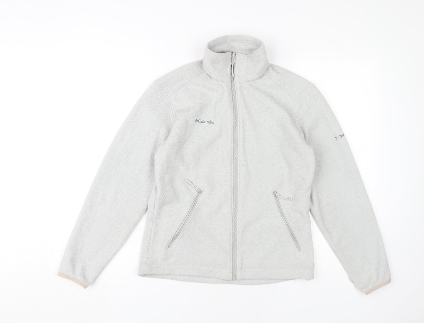 Columbia Women's Grey Fleece Jacket, S