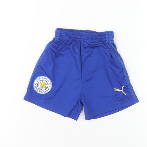Puma Boys Blue Football Shorts 2-3 Years