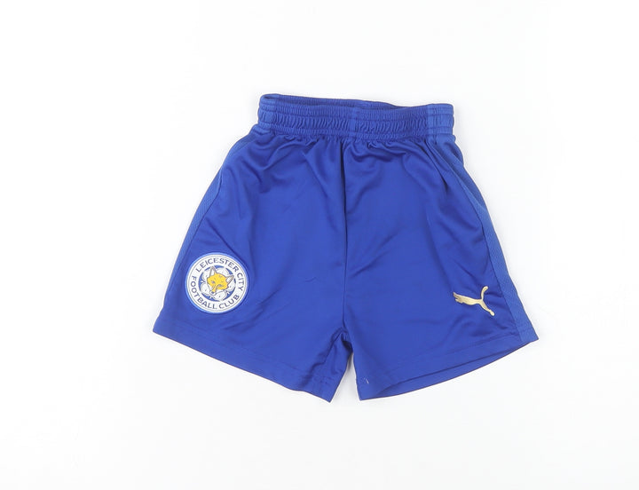 Puma Boys Blue Football Shorts 2-3 Years