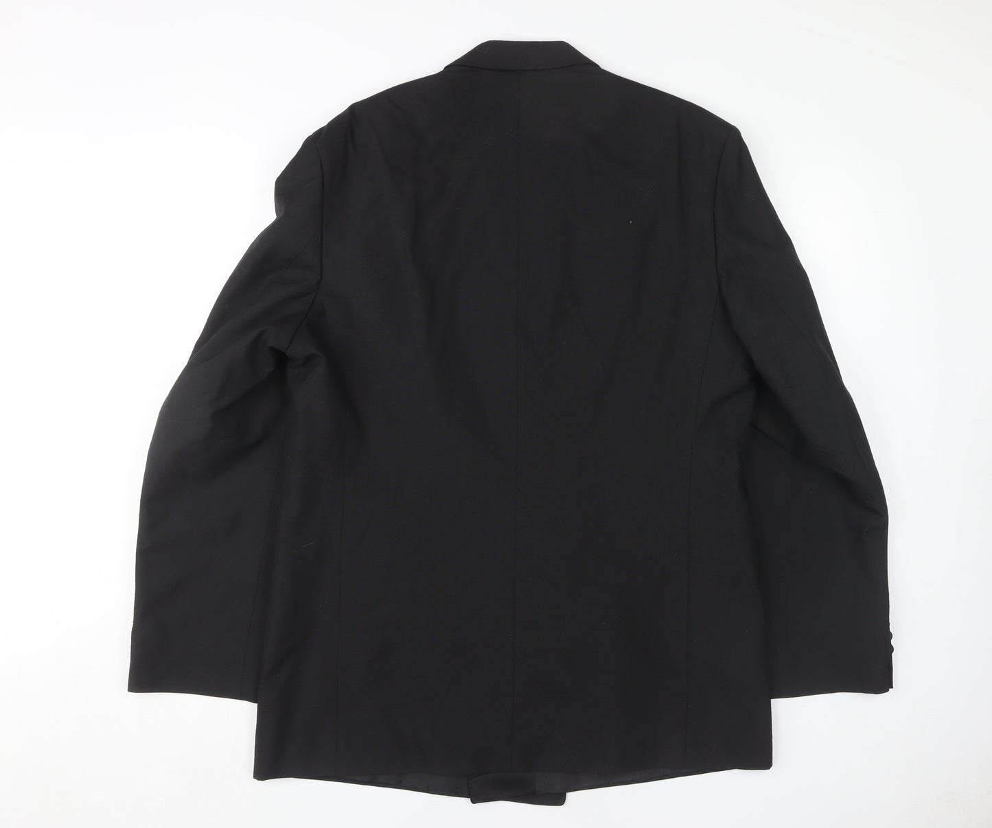 Centaur Men's Black 44 Long Double-Breasted Tuxedo Blazer
