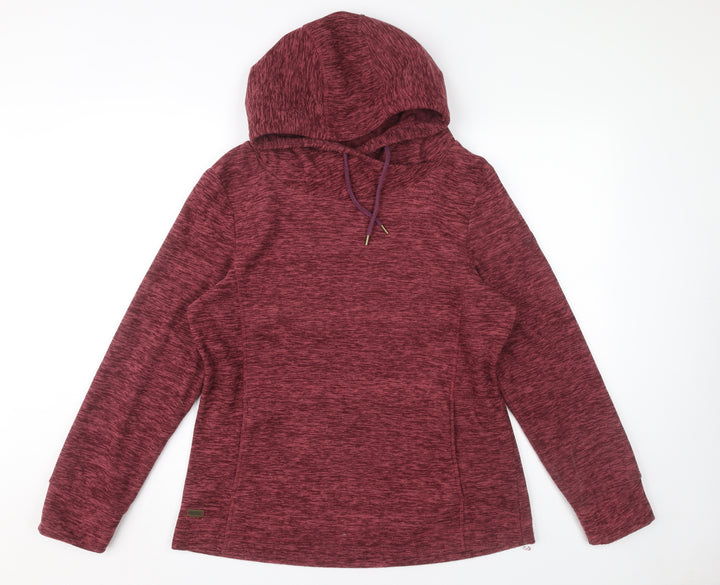 Regatta Women's Maroon Hoodie UK 14 Polyester