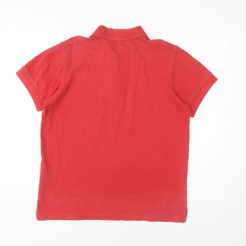 Lyle & Scott Men's Red Polo Shirt Size L