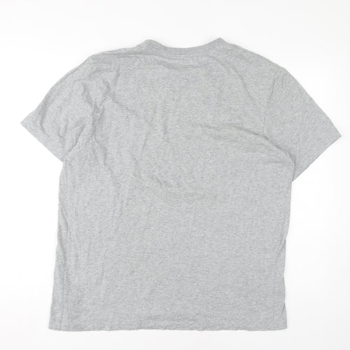 Nike Men's Grey Crew Neck T-Shirt Large