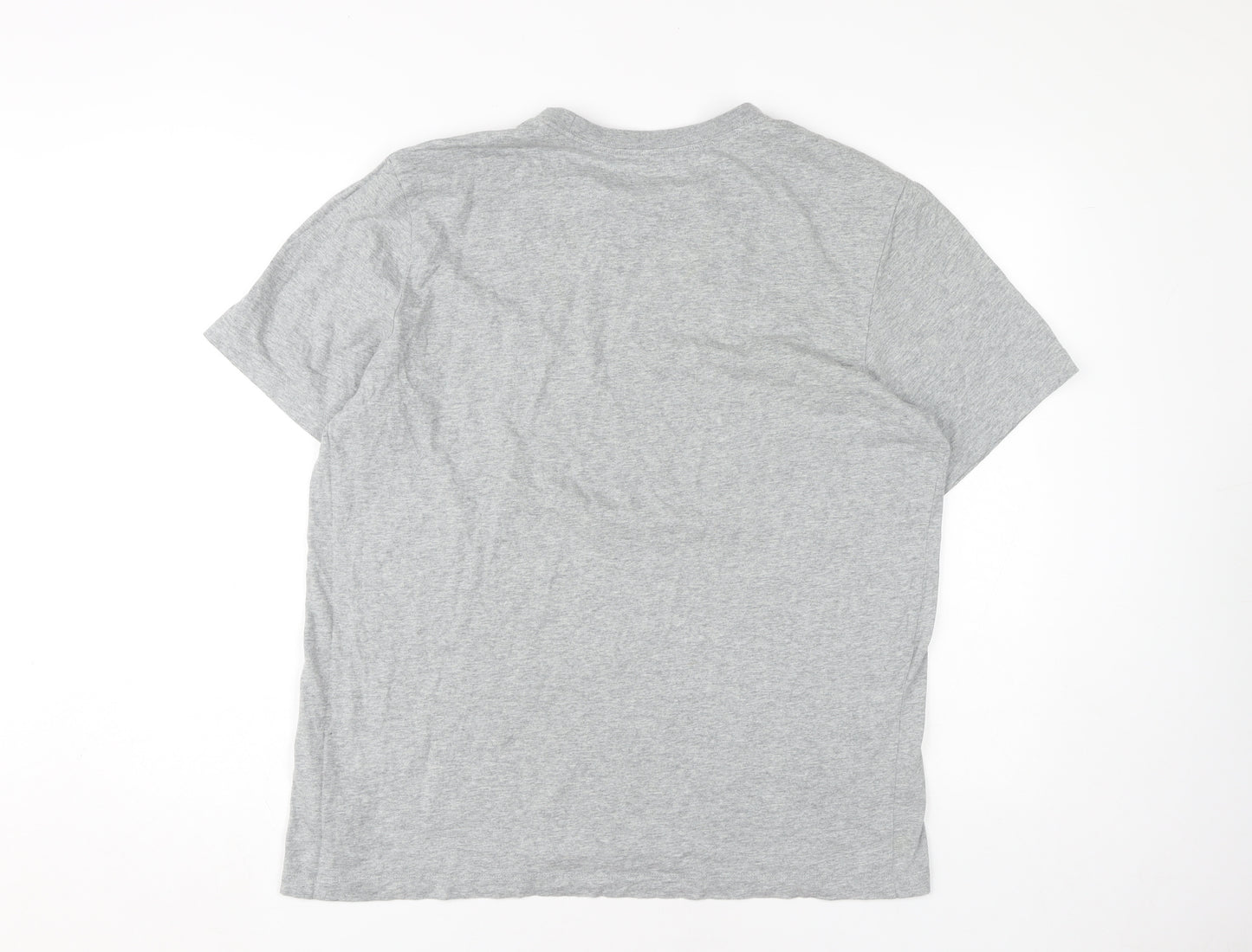 Nike Men's Grey Crew Neck T-Shirt Large
