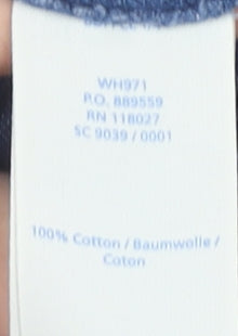 Boden Women's Blue Knee Length Cotton Shift Dress L