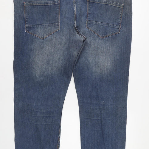 Joe Browns Men's Blue Straight Jeans Size 45R