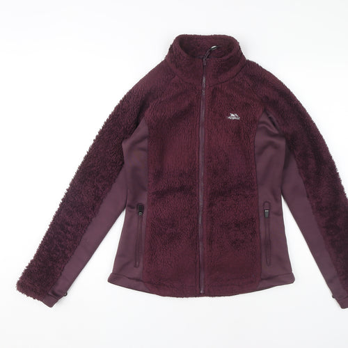 Trespass Women's Purple Fleece Jacket, Size S, Full Zip