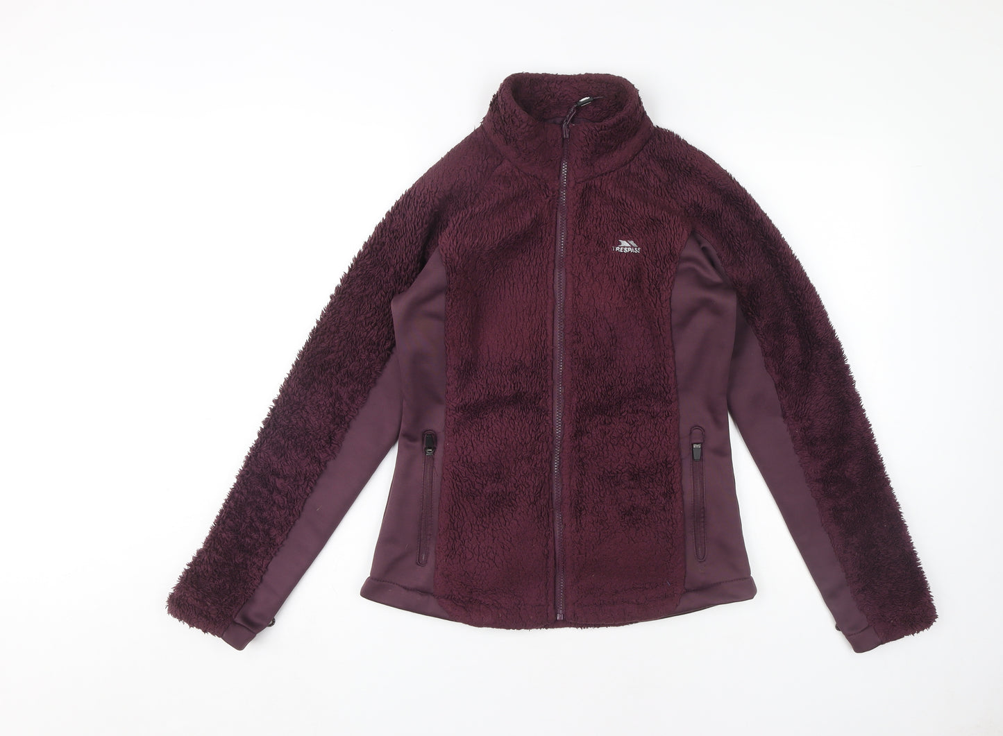 Trespass Women's Purple Fleece Jacket, Size S, Full Zip