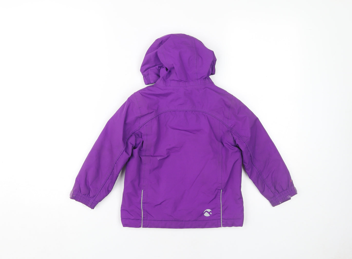 Gelert Girls Purple Hooded Waterproof Jacket 3-4 Years