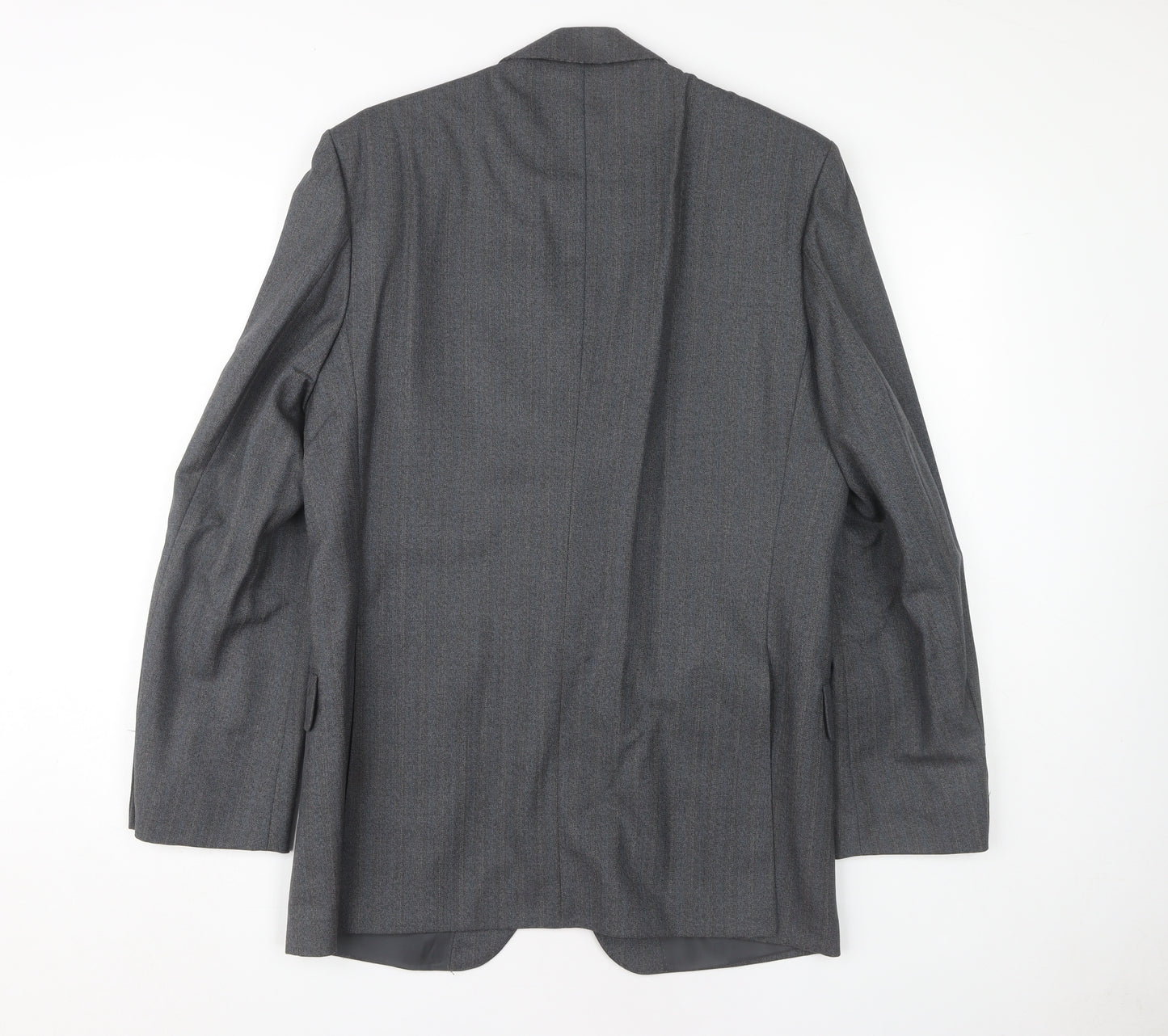 Centaur Men Grey Wool Blazer - Size 40R