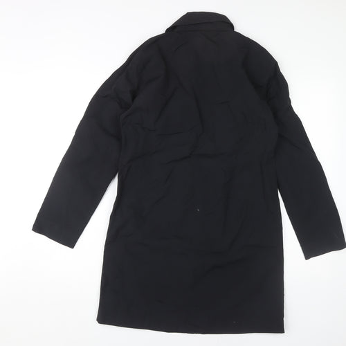 Peter Storm Women's Black Long Overcoat Size 10