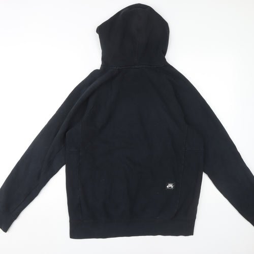 Nike Men's Black Hoodie S Pullover Logo
