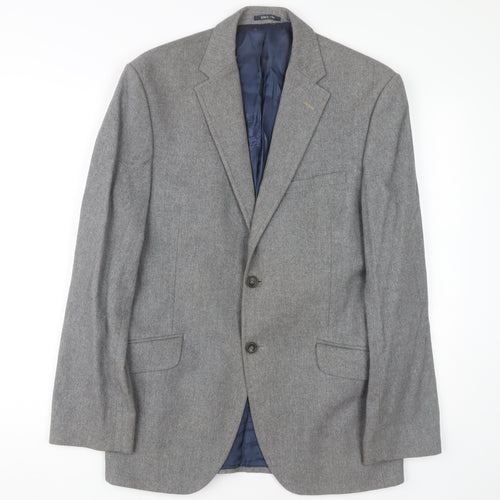Viyella Men's Grey Blazer Jacket 40R Regular Fit