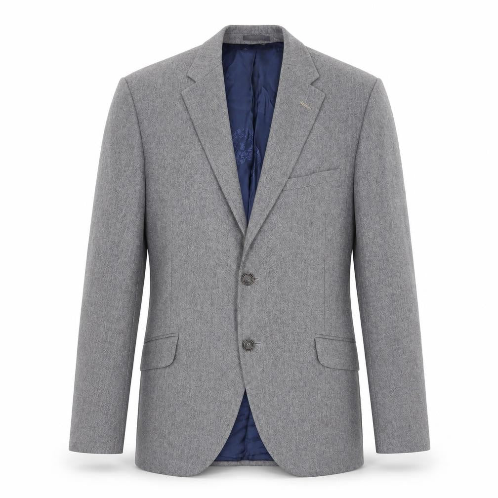 Front view of Viyella Men's Grey Blazer Jacket 40R Regular Fit