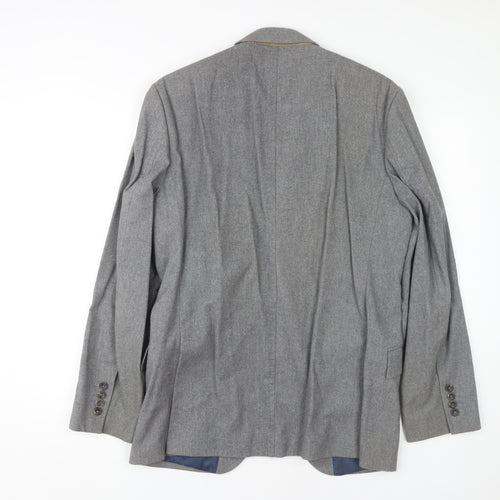 Viyella Men's Grey Blazer Jacket 40R Regular Fit