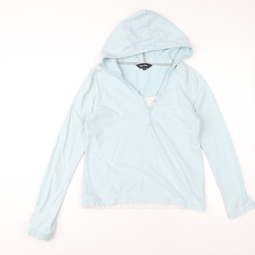 Peter Storm Women's Blue Hoodie Top, Size 10