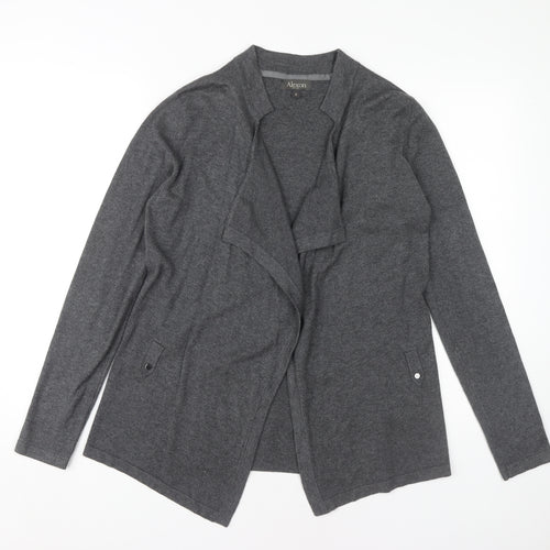 Alexon Women's Grey Open Front Cardigan - Size S