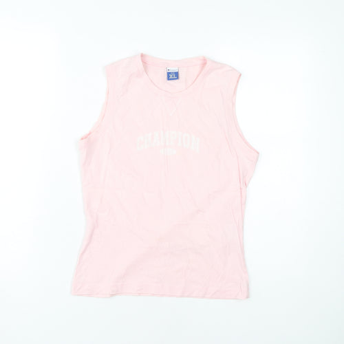 Champion Women's Pink XL Sleeveless Tank Top