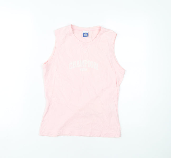 Champion Women's Pink XL Sleeveless Tank Top
